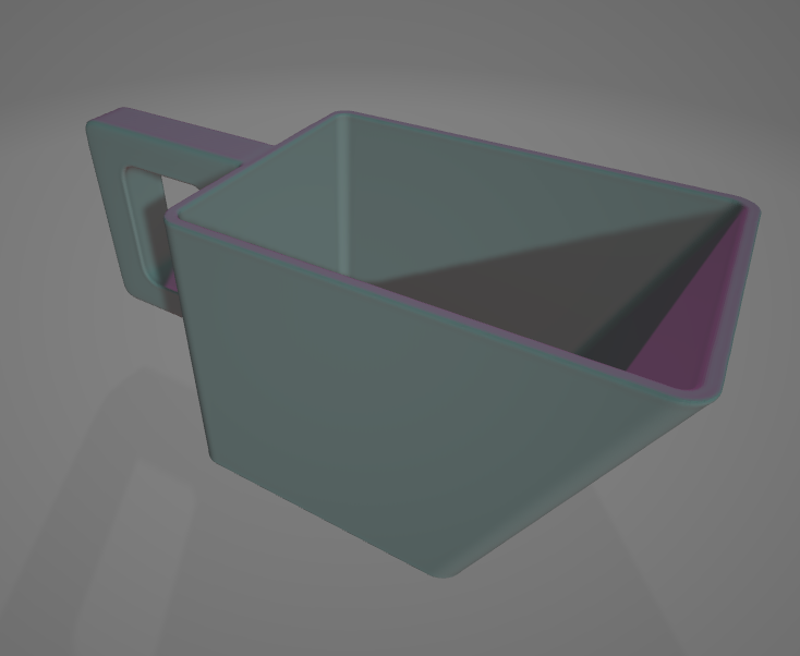 Detergent cup with wall mount