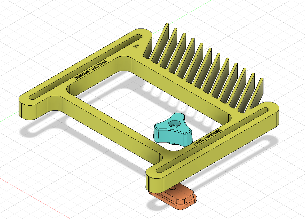 Featherboard for table saw by jcjames_13009 Download free STL model