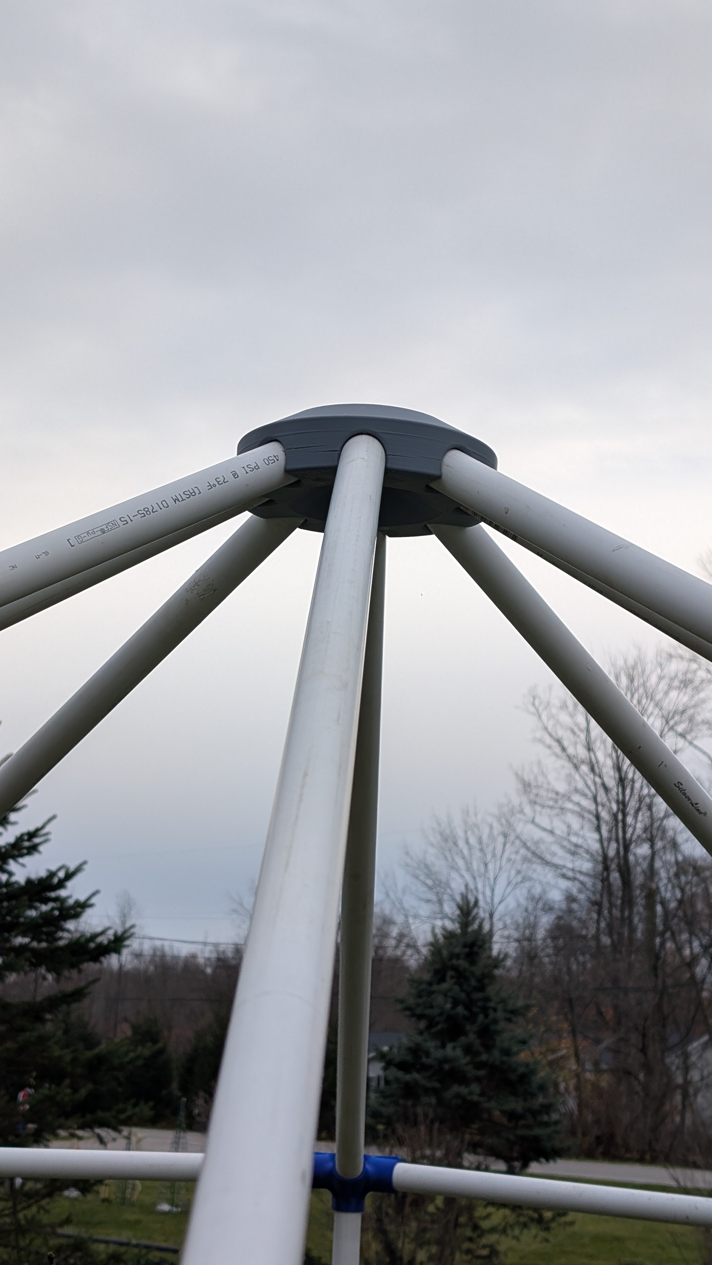 PVC Pipe Octagon Shelter/Frame — thumbnail 4