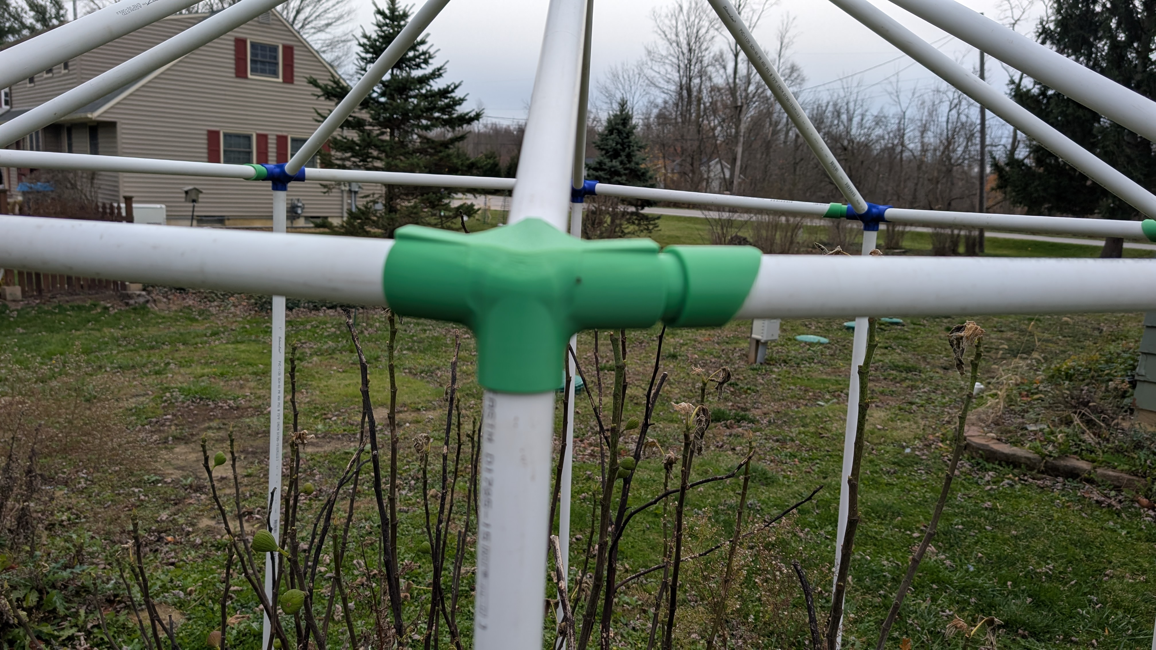 PVC Pipe Octagon Shelter/Frame — thumbnail 2