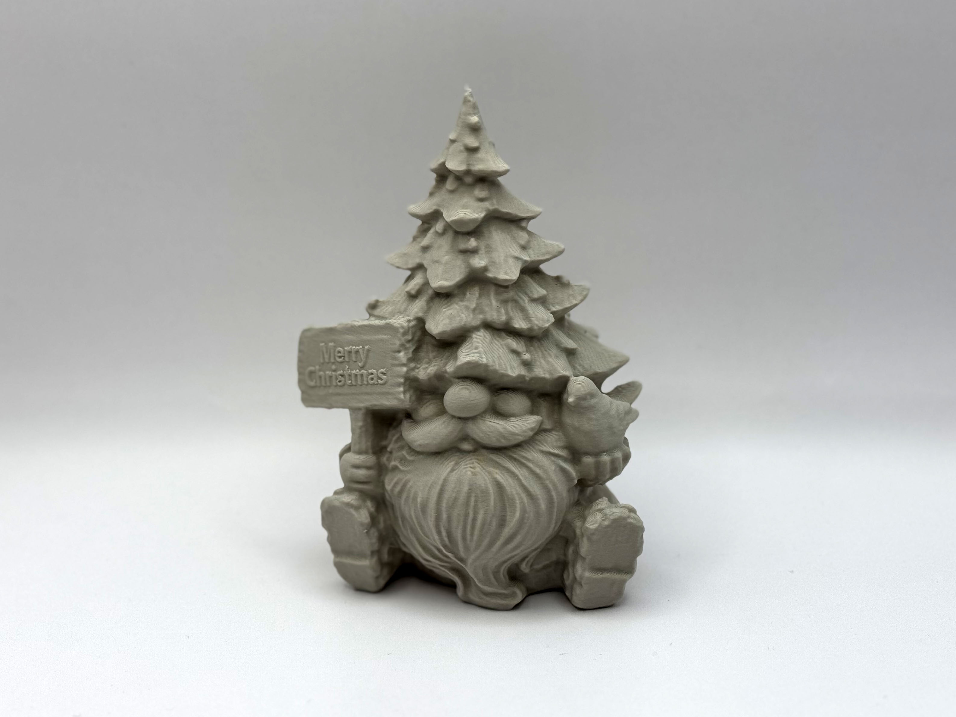 Christmas Gnome with Sign