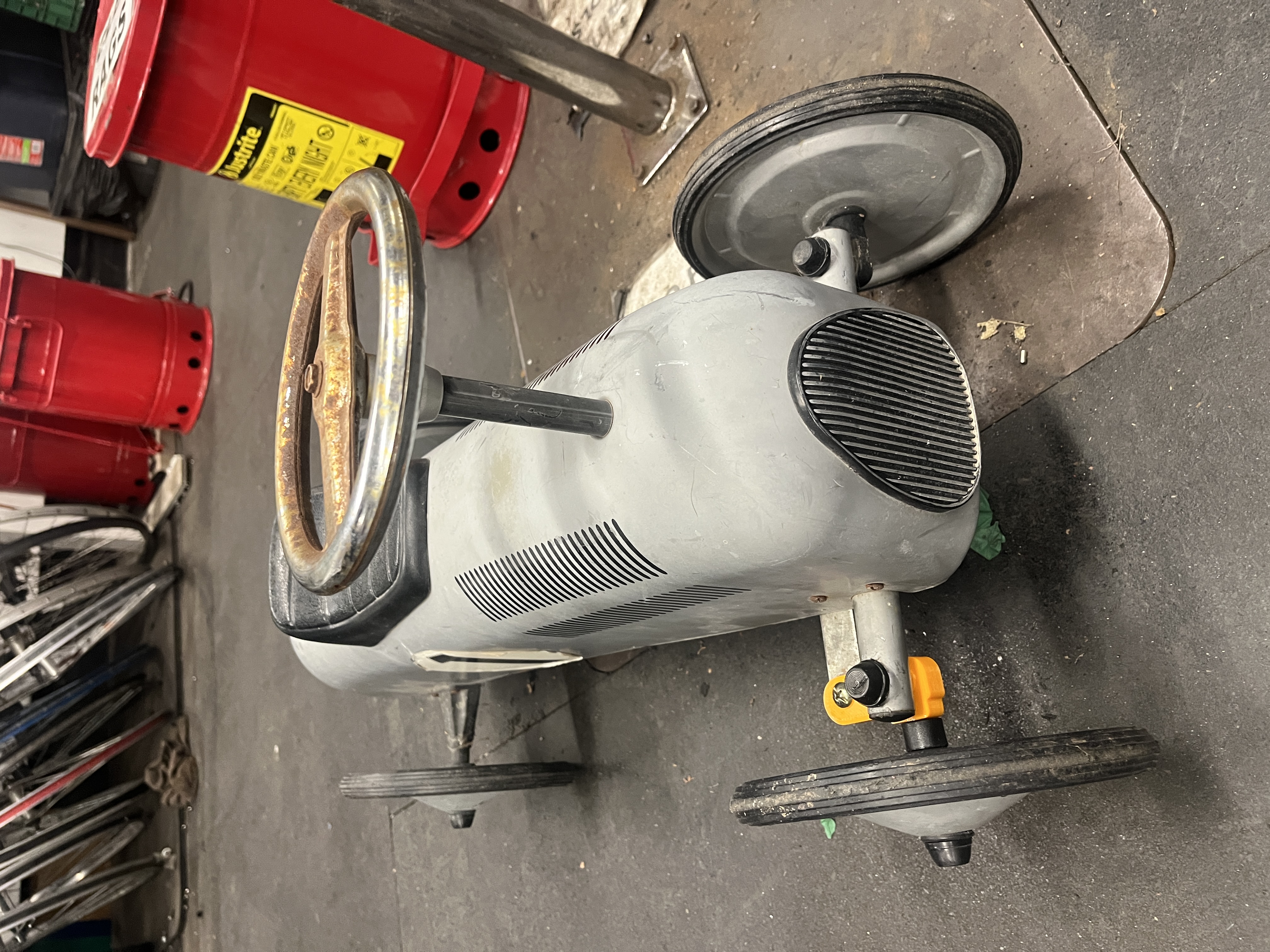 Schylling Speedster. Ride On Scooter steering axle replacement part.