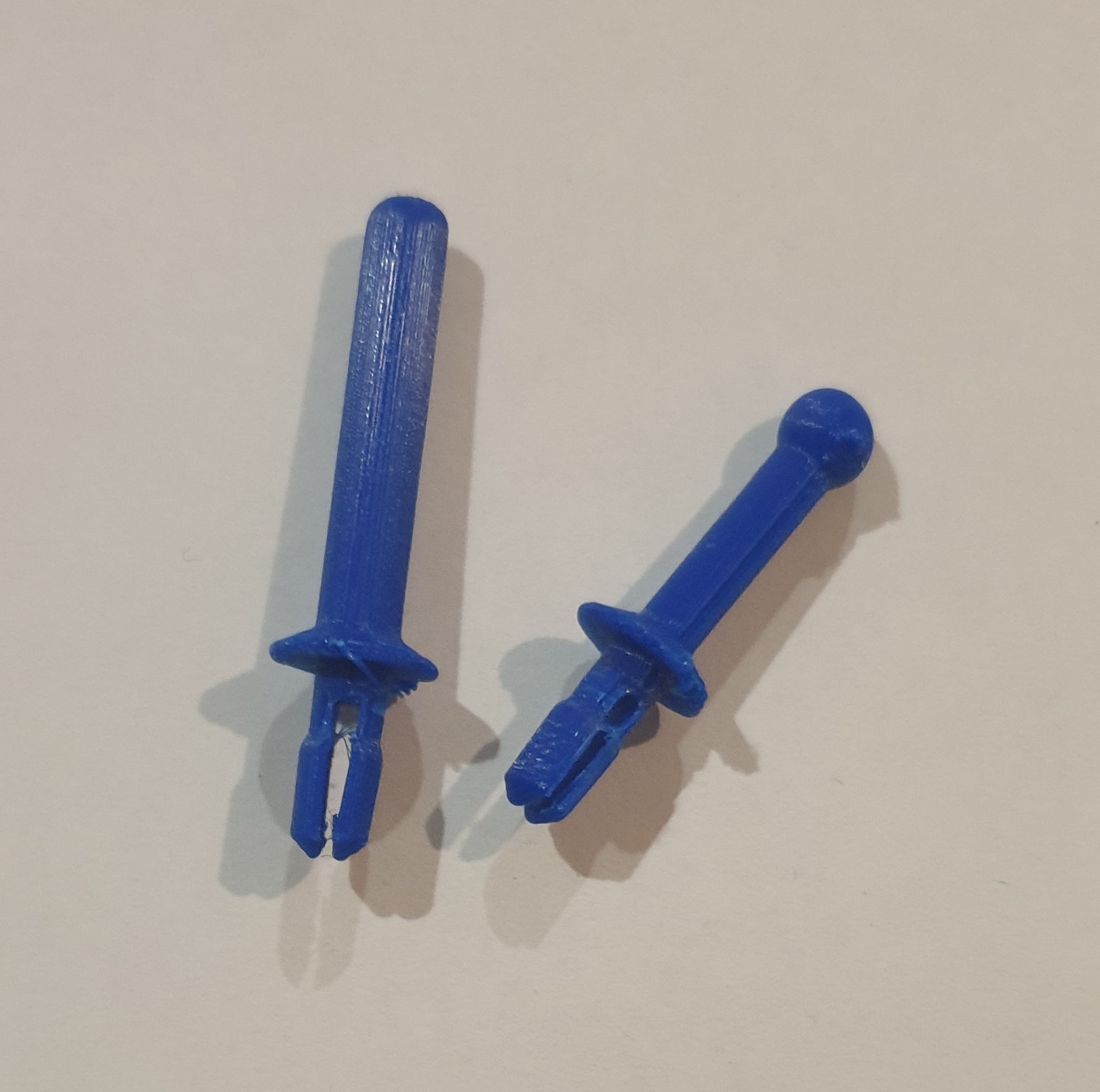 Pegboard pegs (push type)