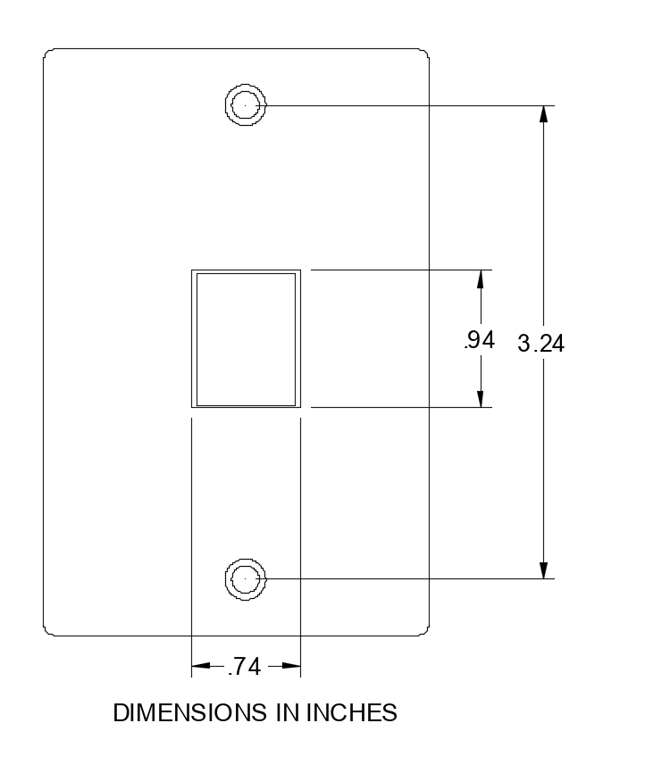 Ethernet Jack Wallplate — thumbnail 3