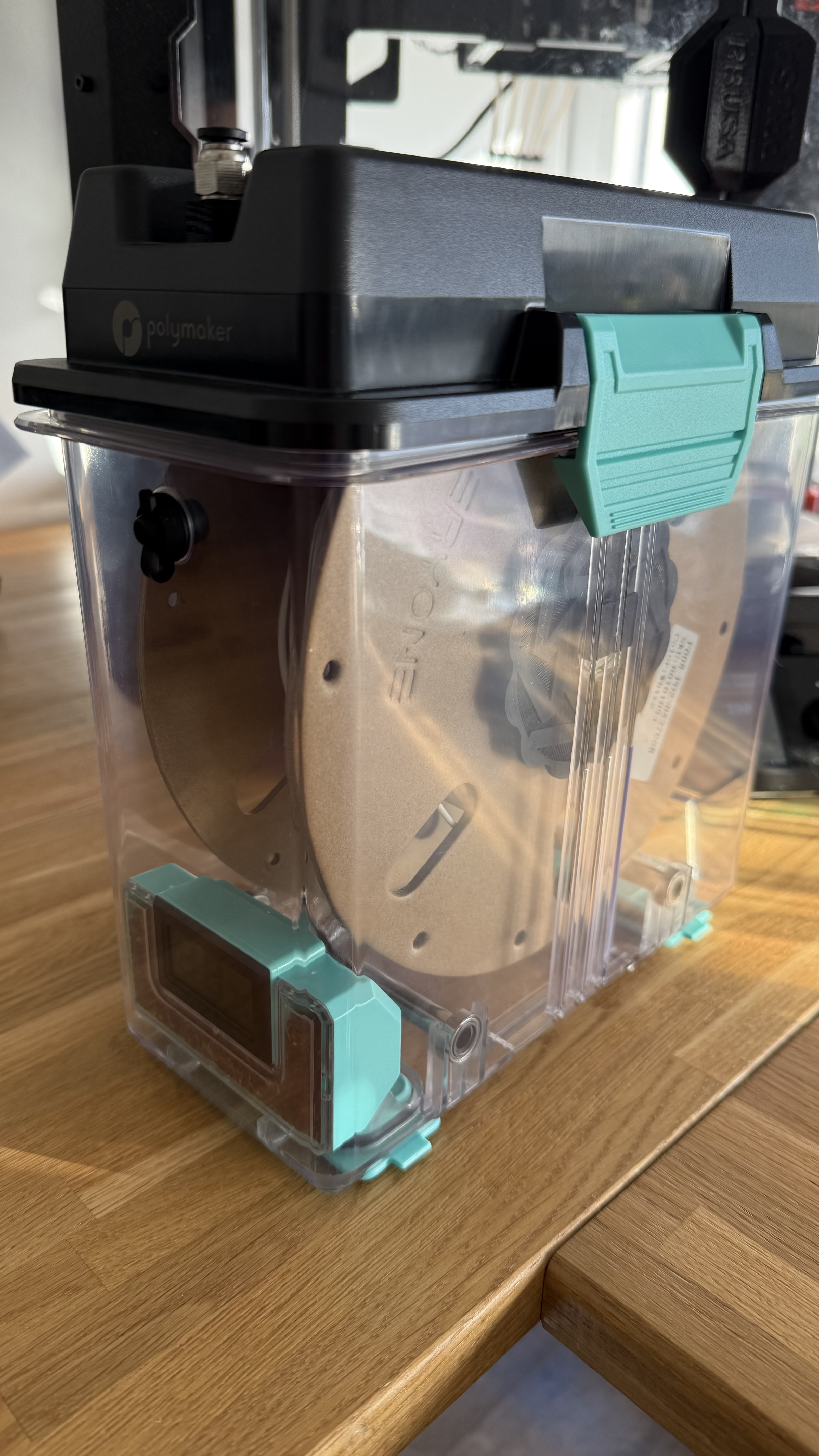 Auto-Rewind Spool Holder for the Polydryer Box