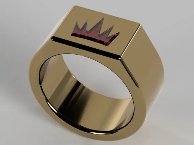 Ring with King crown