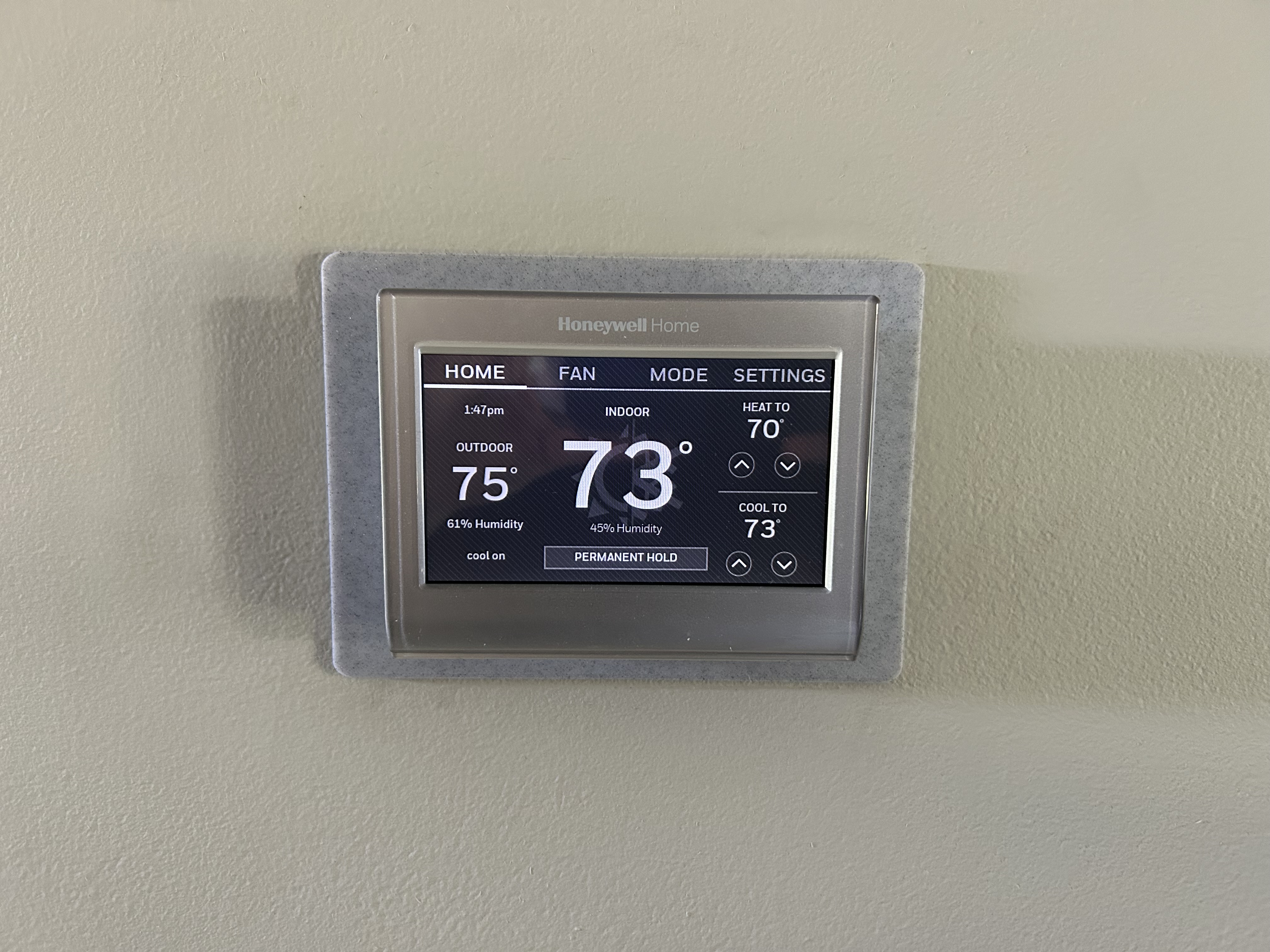 Honeywell thermostat back plate