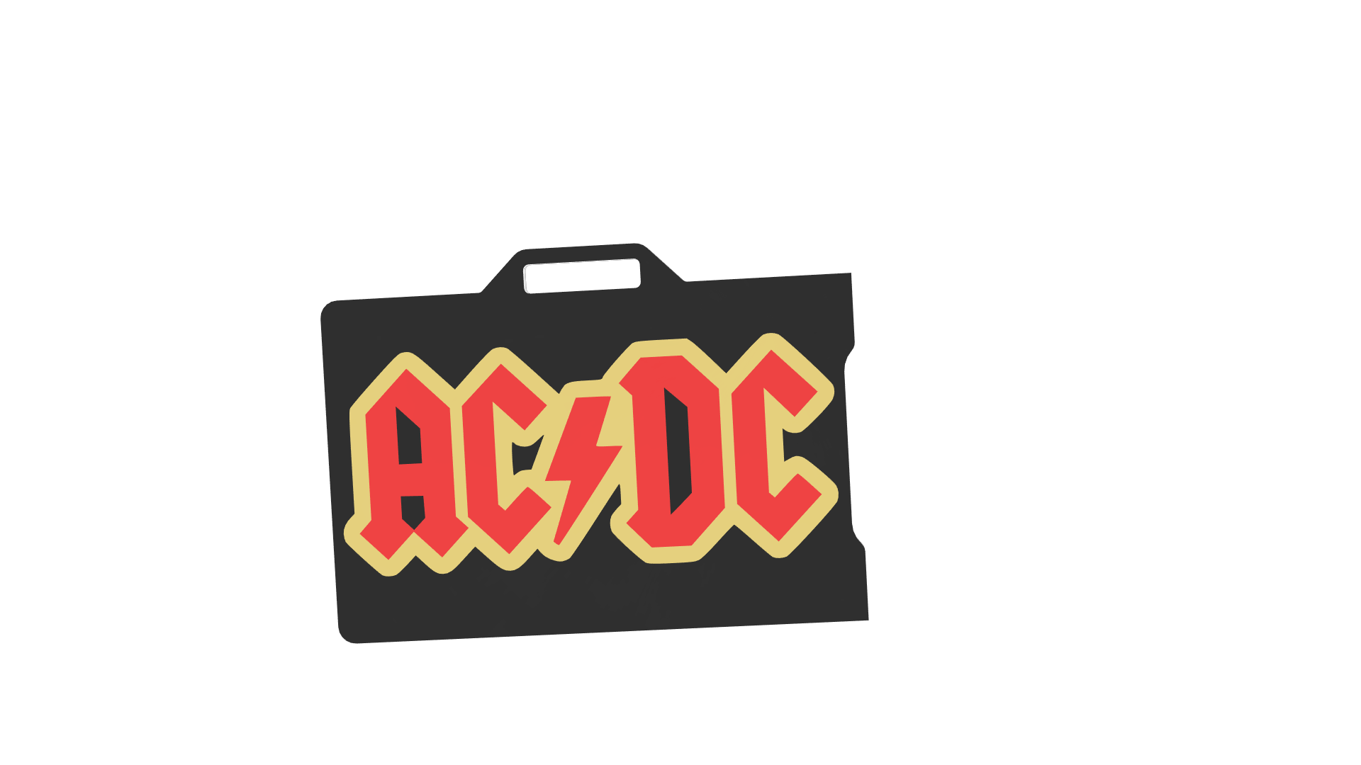 ACDC badge holder