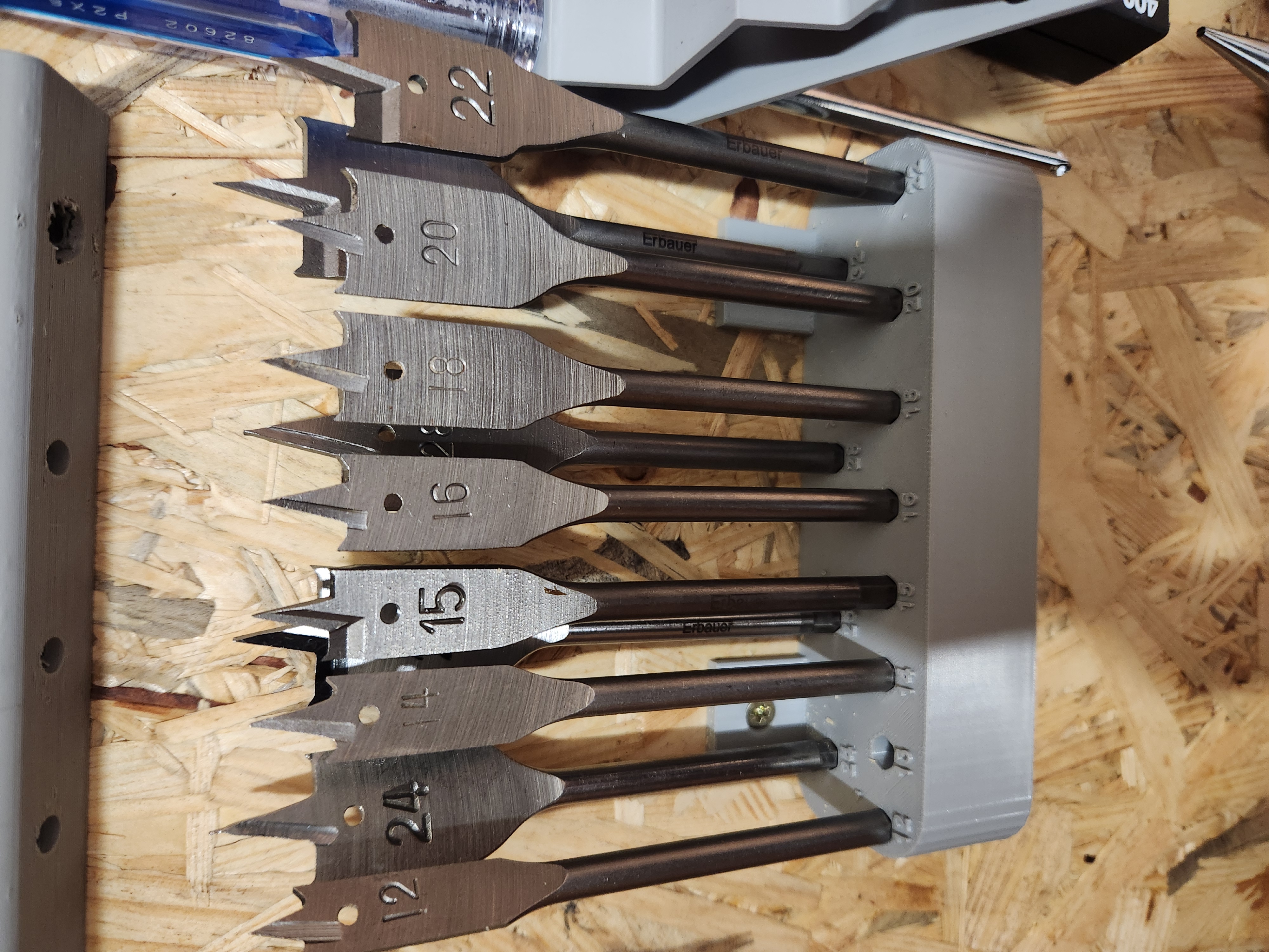 Hex Spade Drill Bit Holder / Tool Organizer