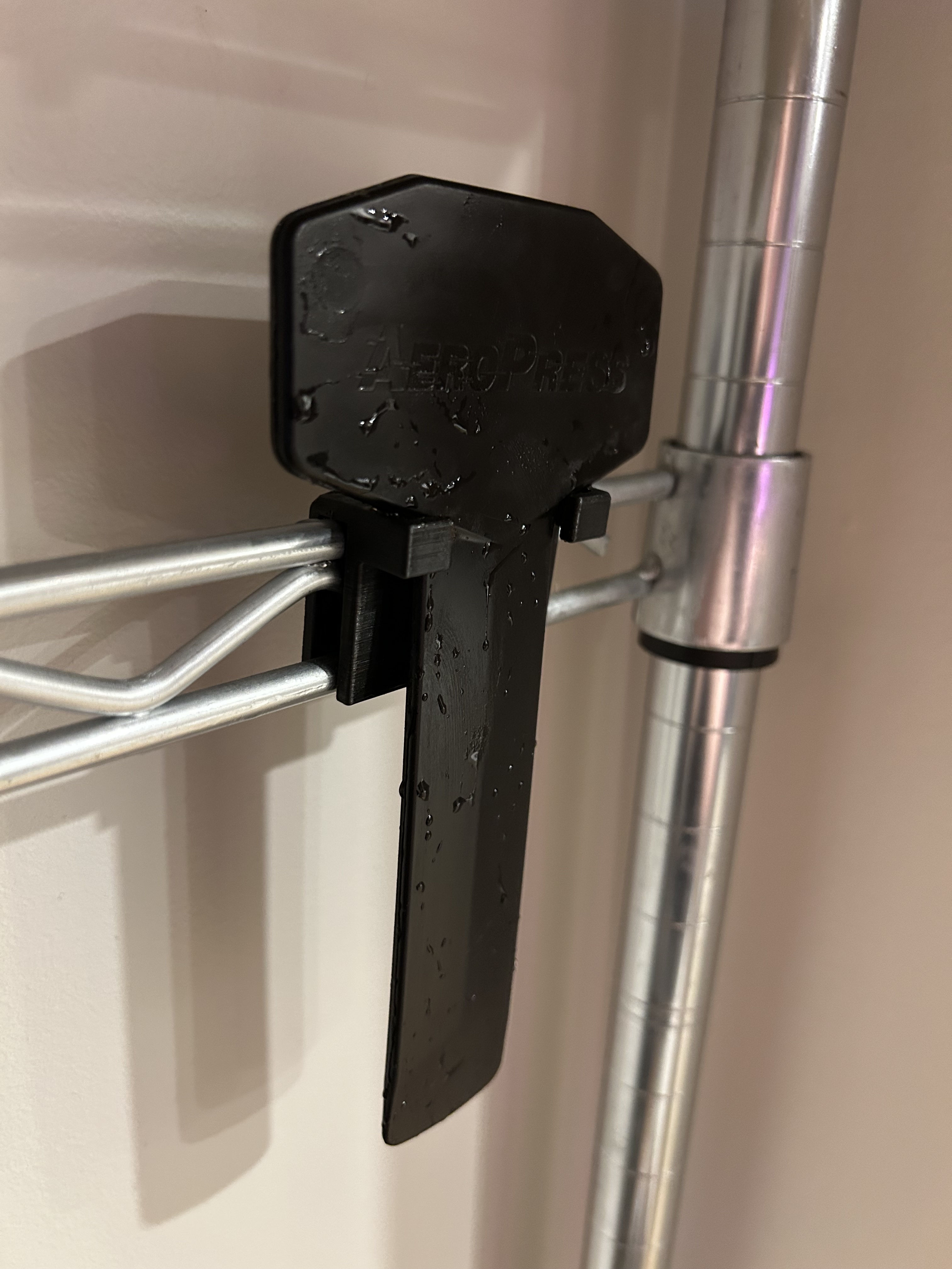 Rail-mounted Aeropress Stir Stick Holder