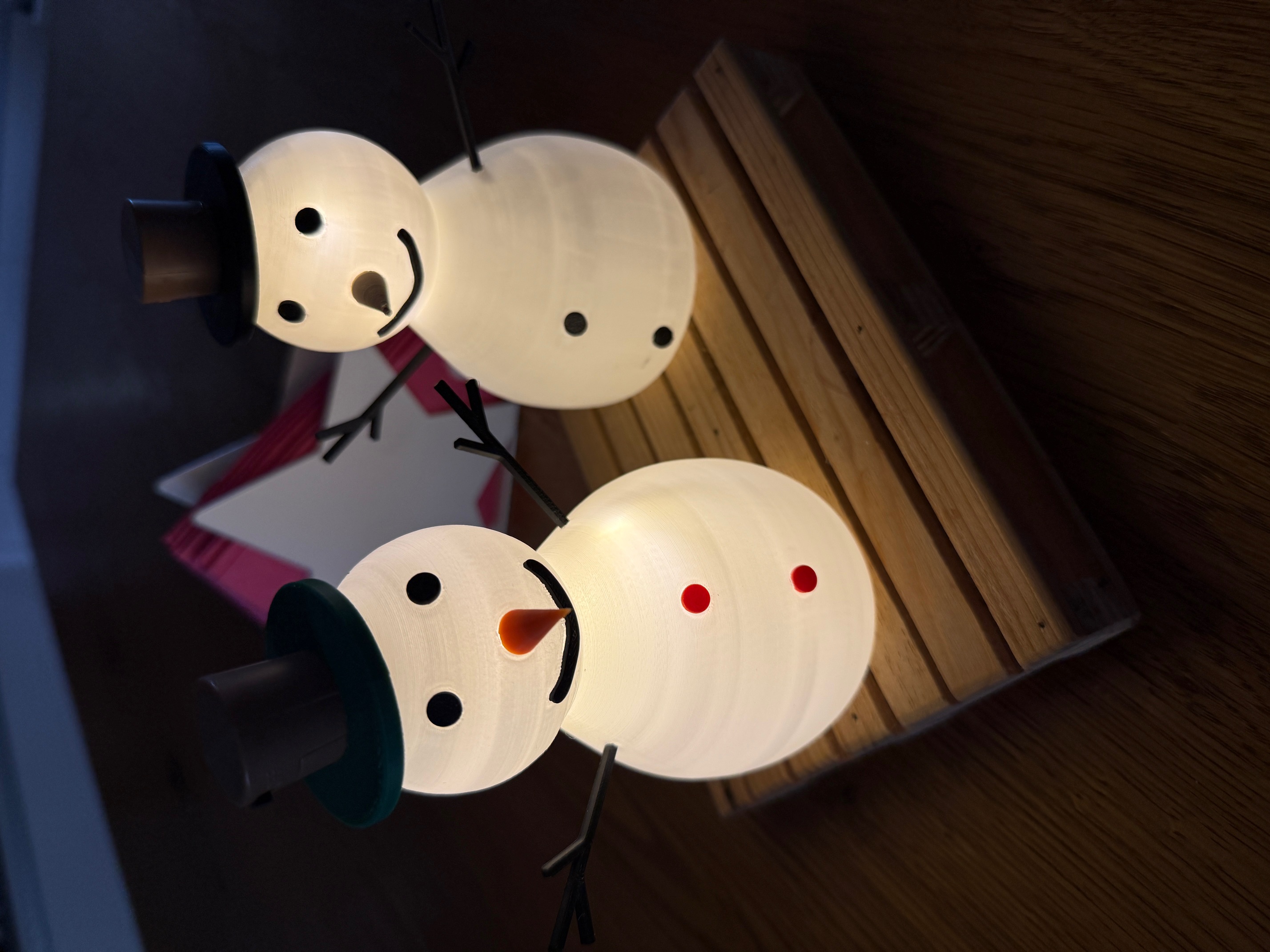 Shining snowman