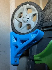 Lawnmower Wall Mount for 6 inch wheels