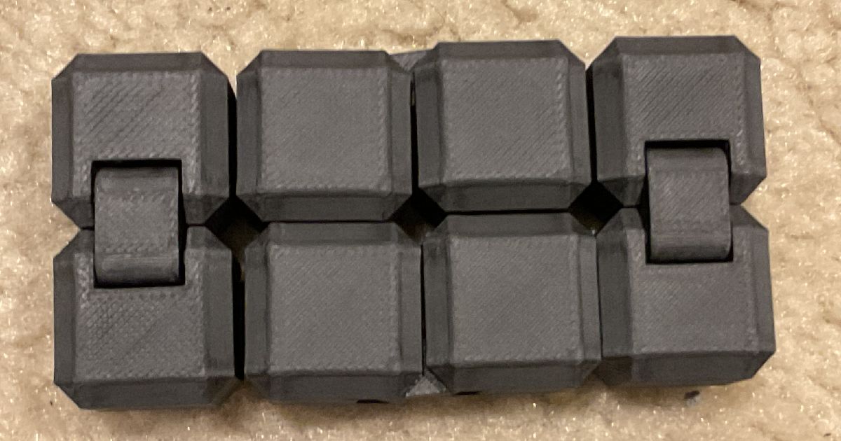 Infinity Fidget Cube by joshfish | Download free STL model | Printables.com