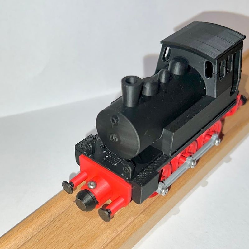 BR80 - steam locomotive for wooden tracks - Brio, Ikea compatible by ...