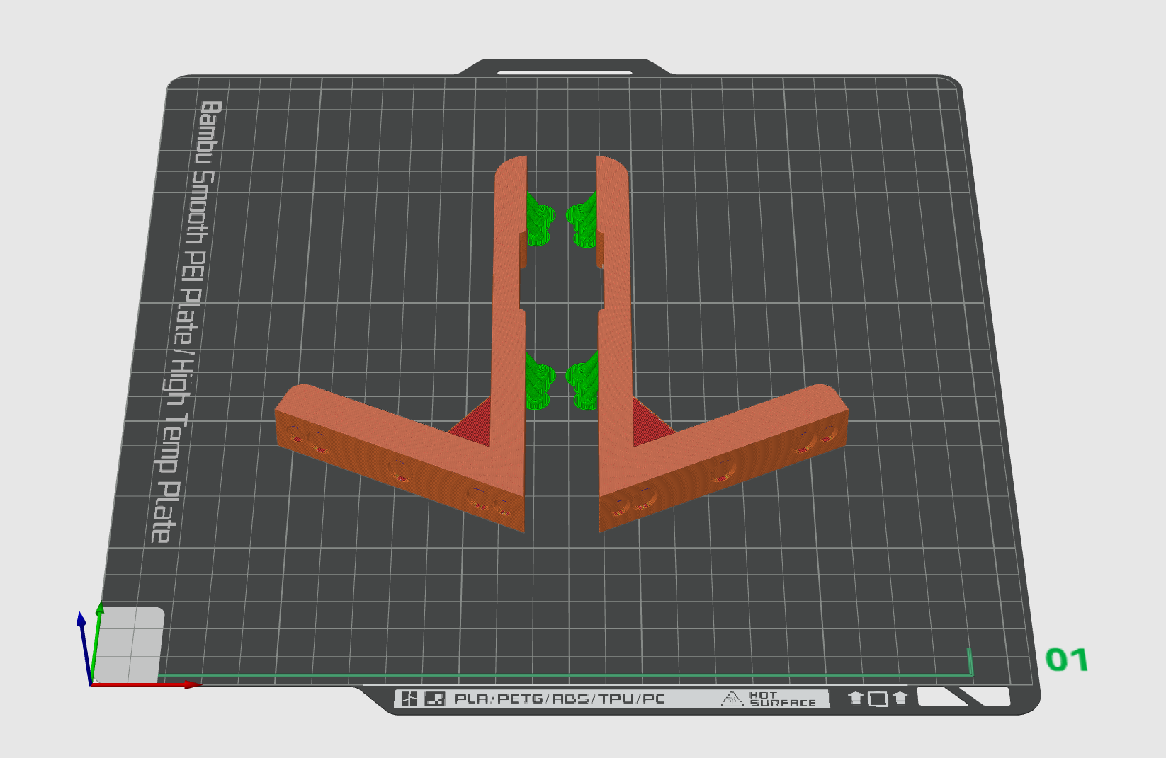 Miniatura 3 do modelo 3D Raspberry Pi Touch Display 2 Stand
