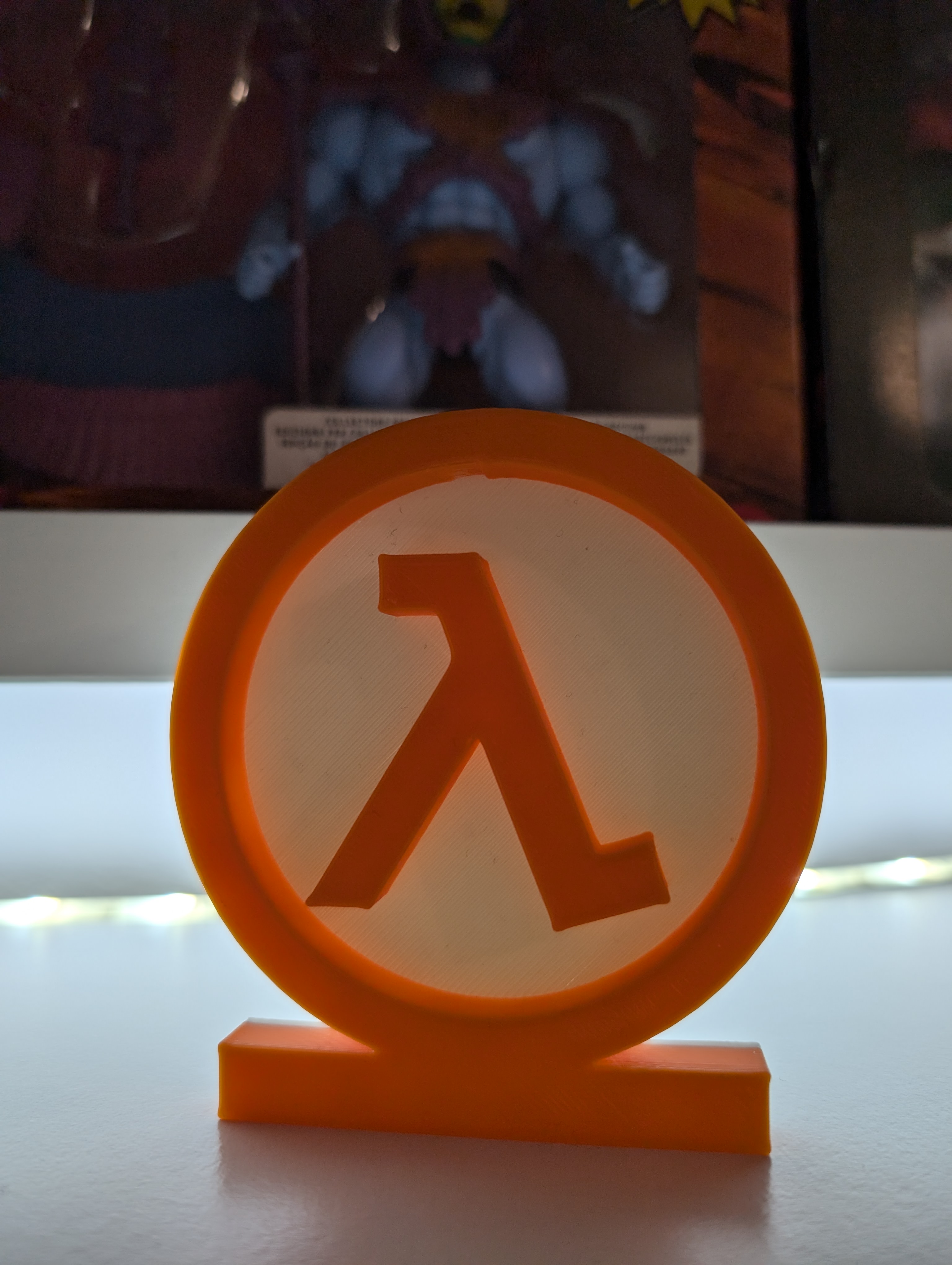 Half-Life logo stand