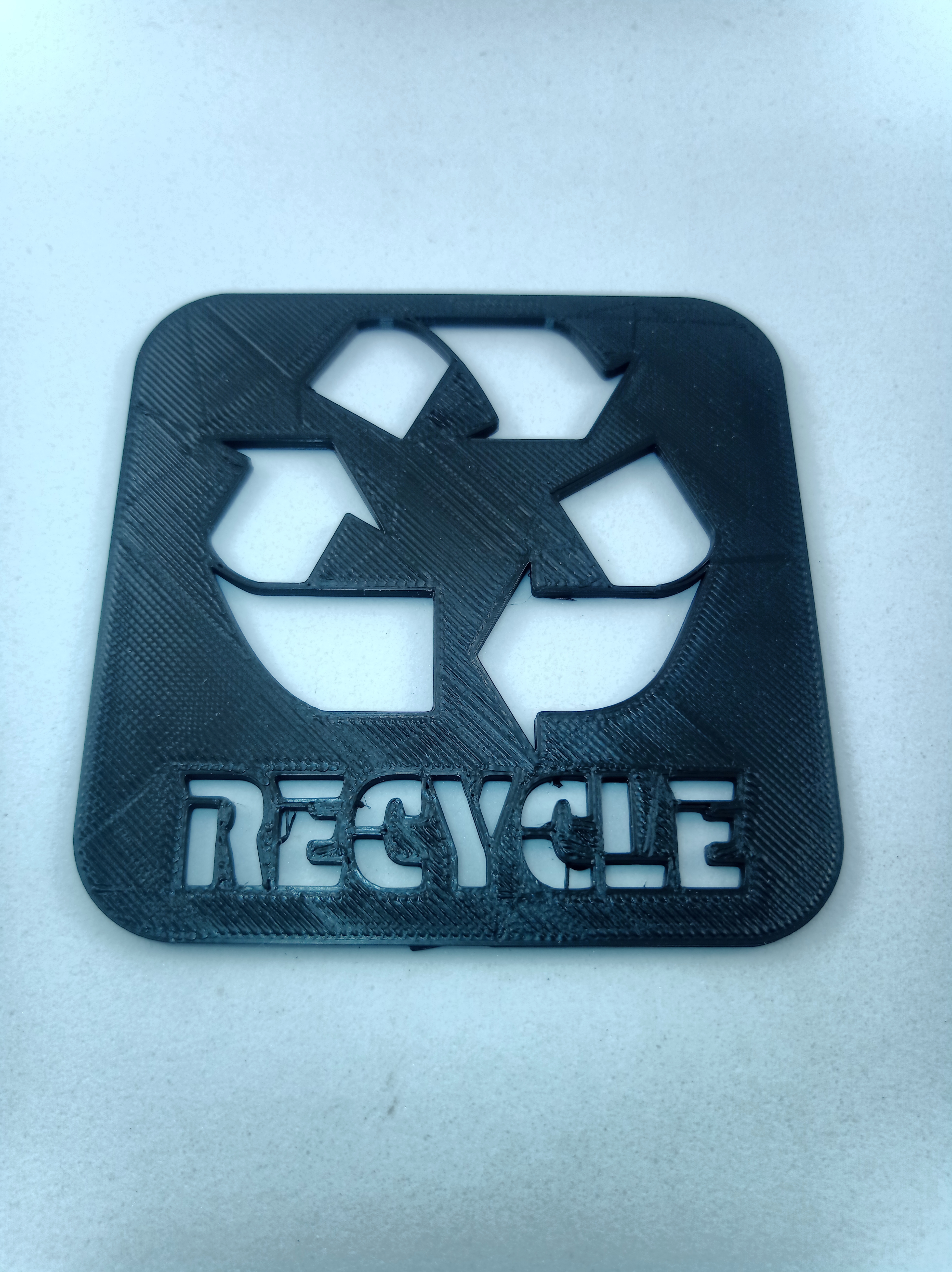 Recycle Sign / Stencil Parametric (Freecad Varset)