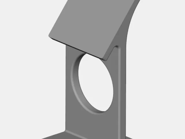 iPad mini desktop stand (larger angle)