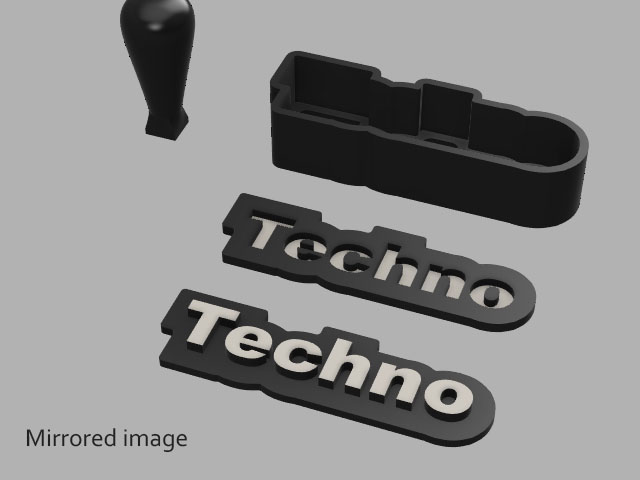 Techno cookie cutter