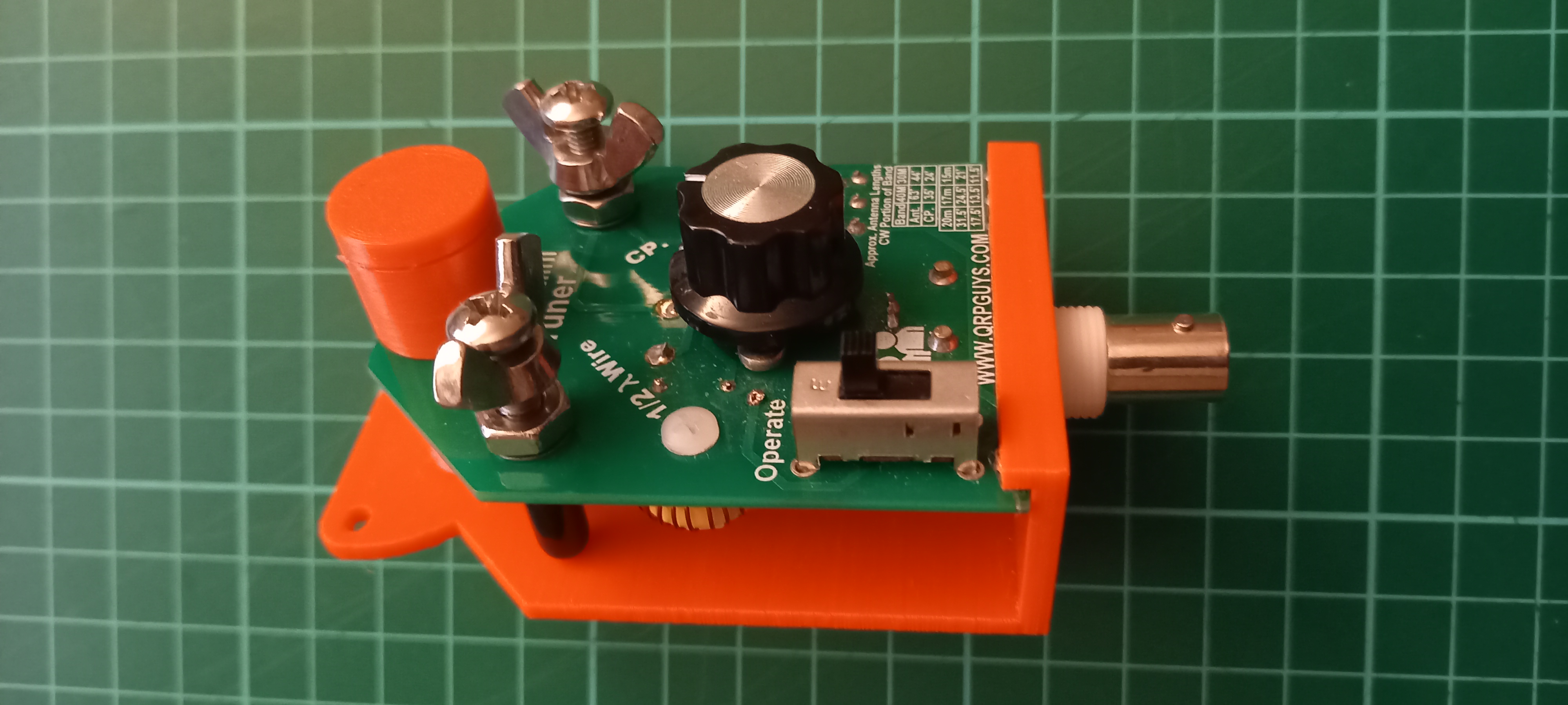 QRP Guys EFHW tuner holder