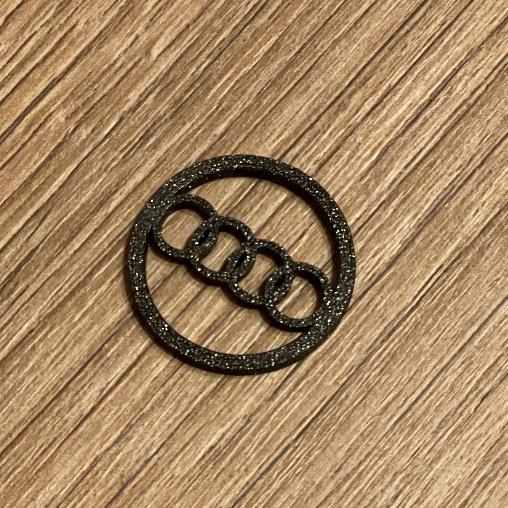 Audi Ringe (minimal) Einkaufswagen Chip / Shopping Cart / 1 EURO