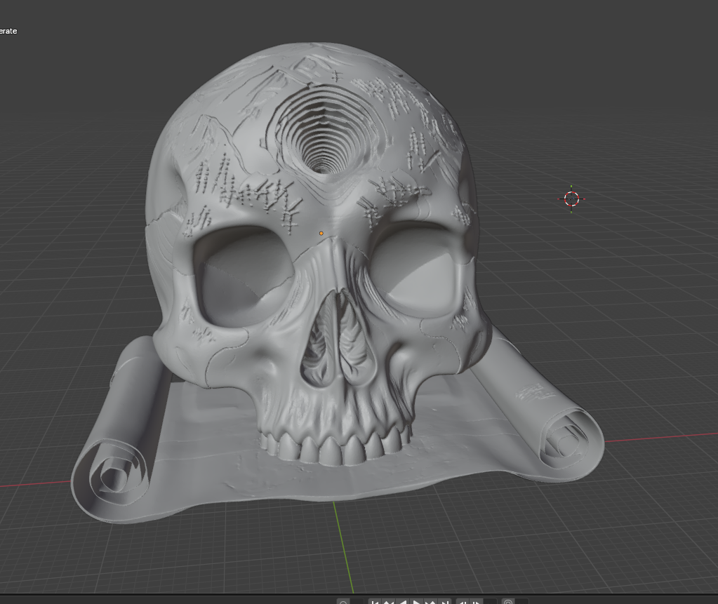 Treasure Head skull