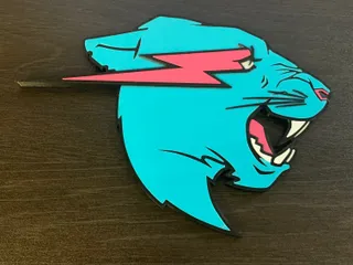 Free STL file Mr. Beast Logo 🎨・3D printer design to download・Cults