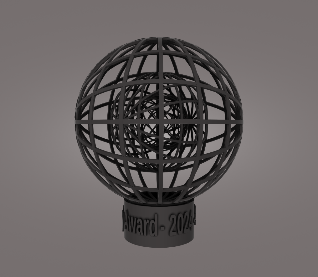 2024 3D-Printing Industry Award Trophy