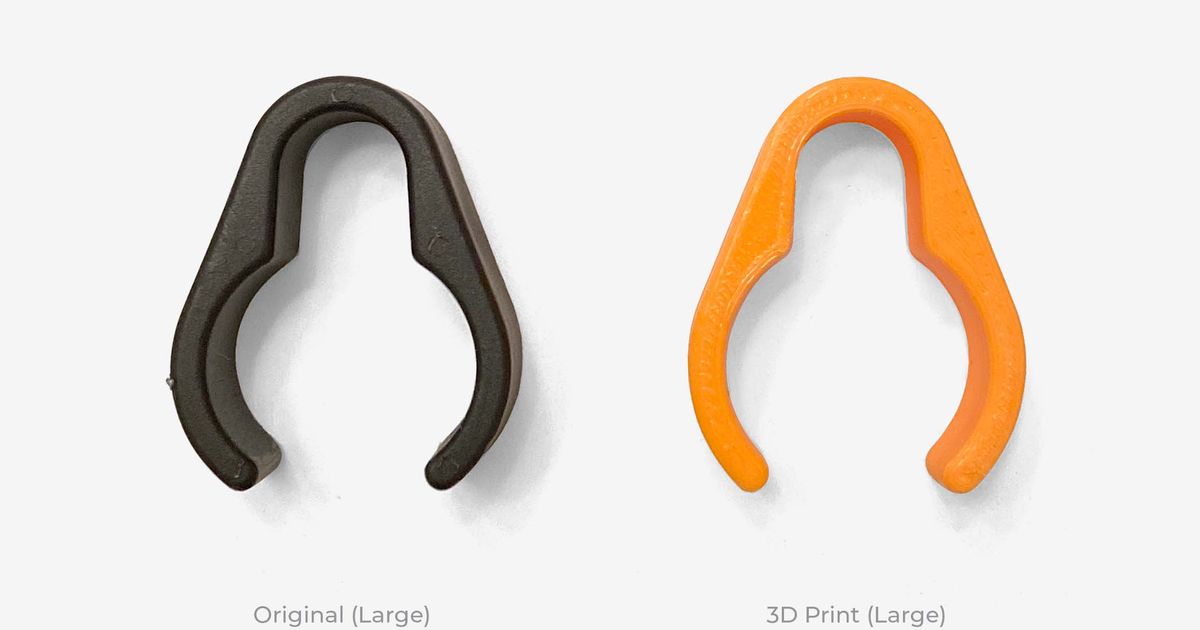 Universal Microphone Stand Cable Clip by astrophage Download free STL