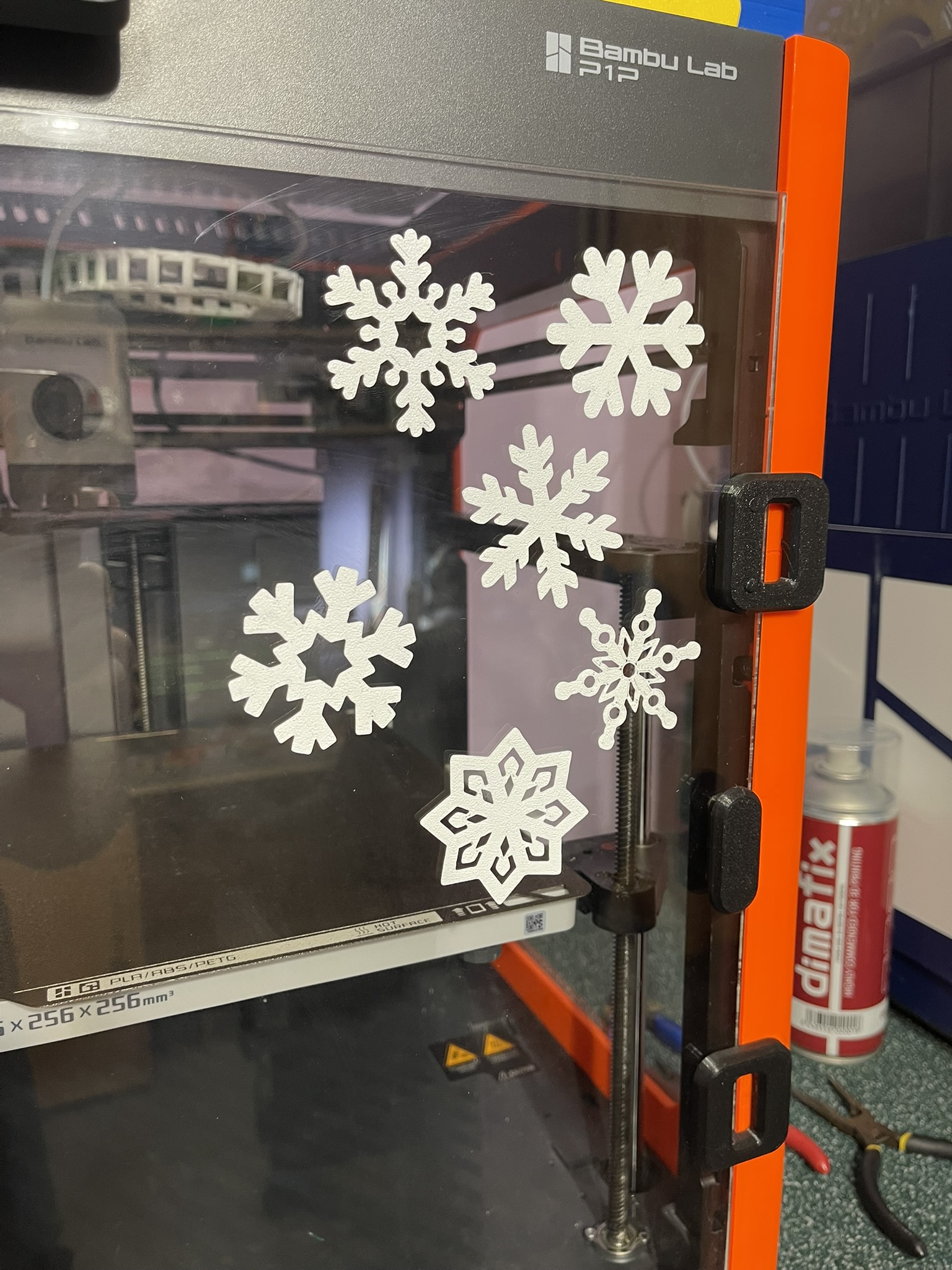 6x Snowflakes for Decoration
