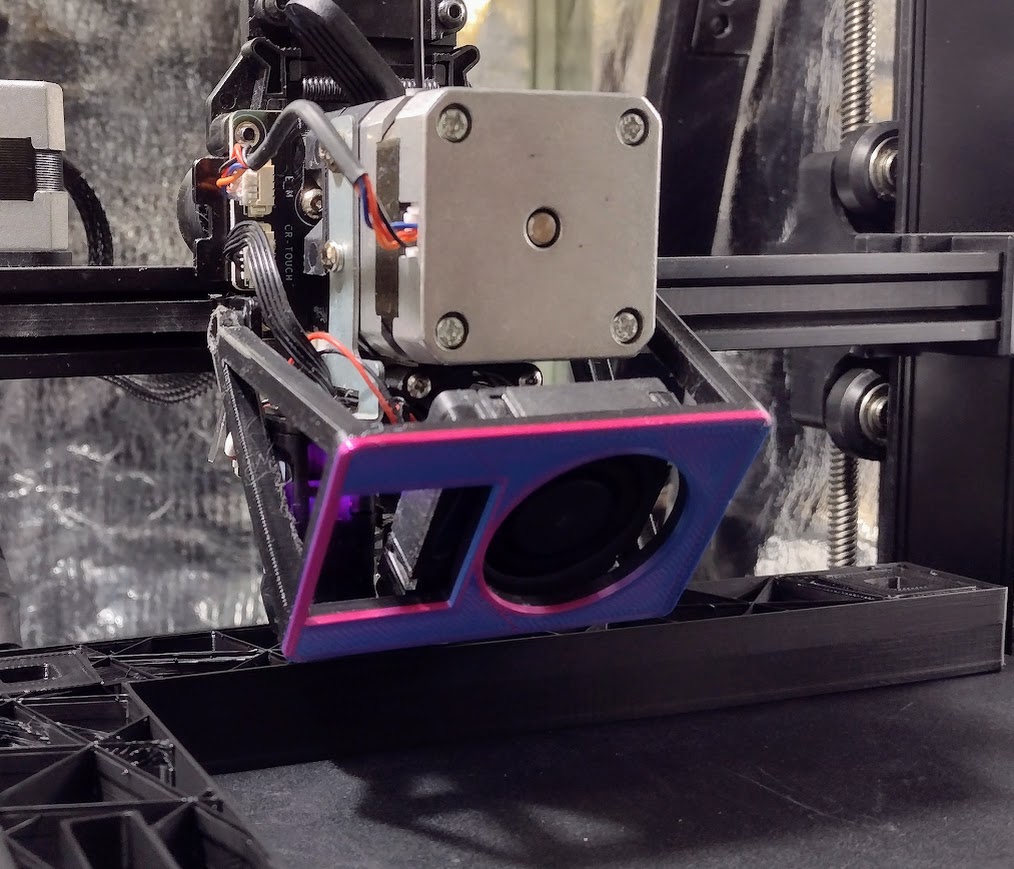 Ender 3 v3 SE shroud replacement (stock fans)