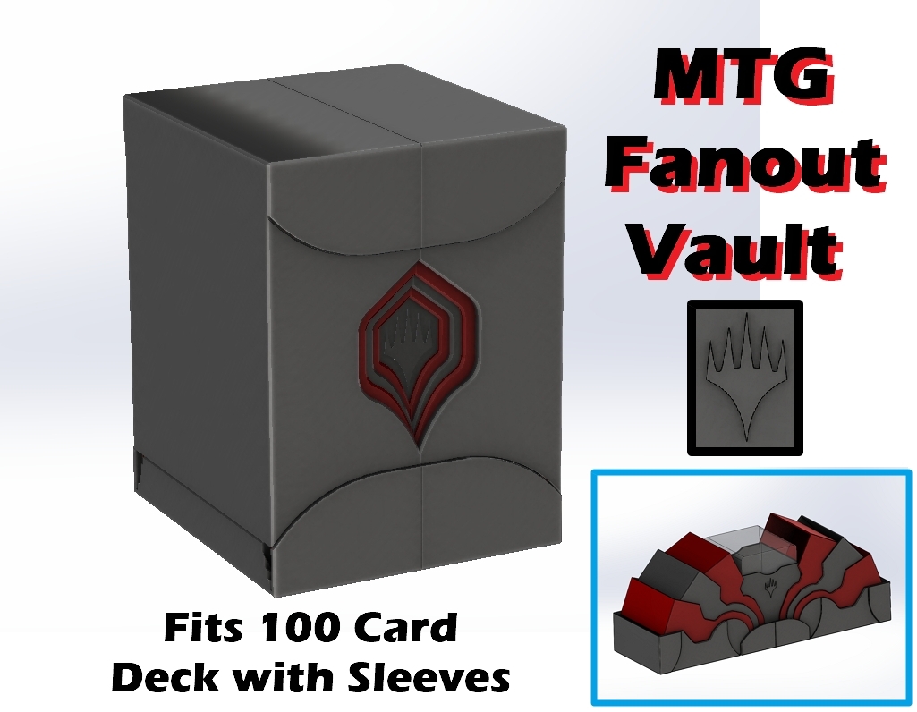 #0200 MTG Fanout Commander Vault / Deck Box
