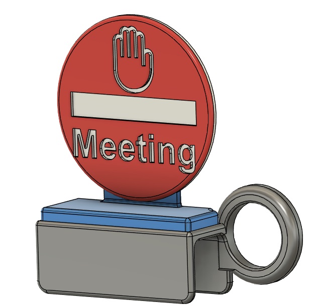 Foolproof door sign for office/home office