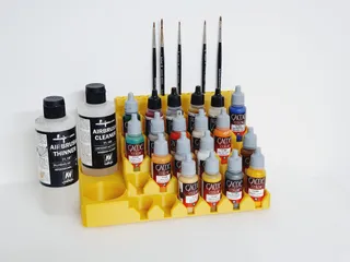 Airbrush Color Rack by GCodePrintr