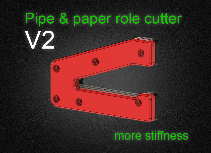 Pipe & paper role cutter V2
