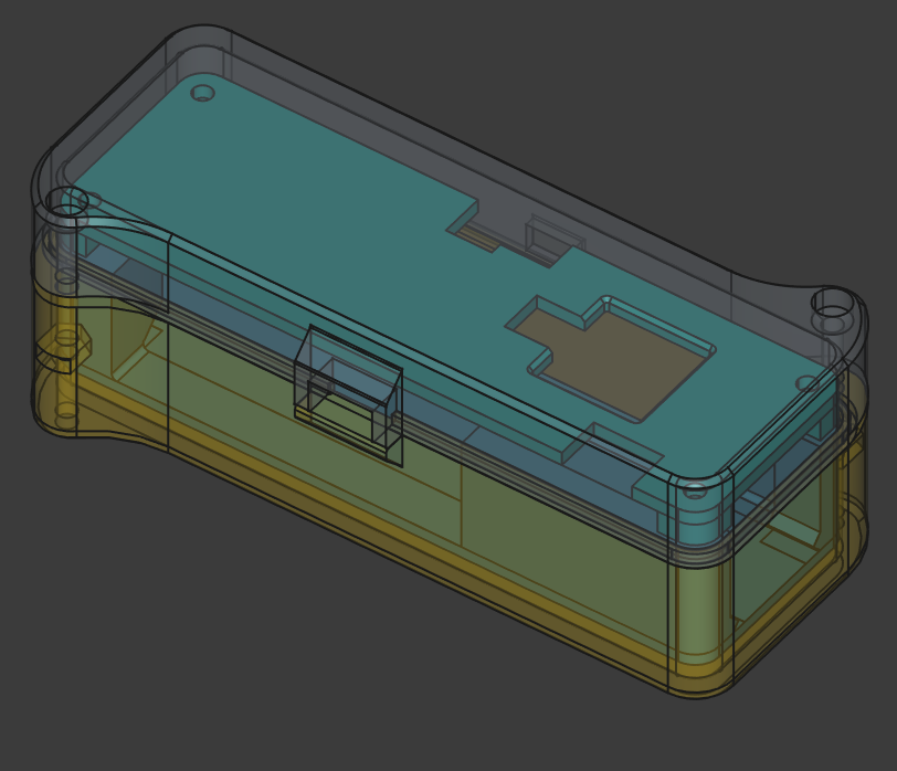 Liligo T-A7608E-H case with FreeCAD file