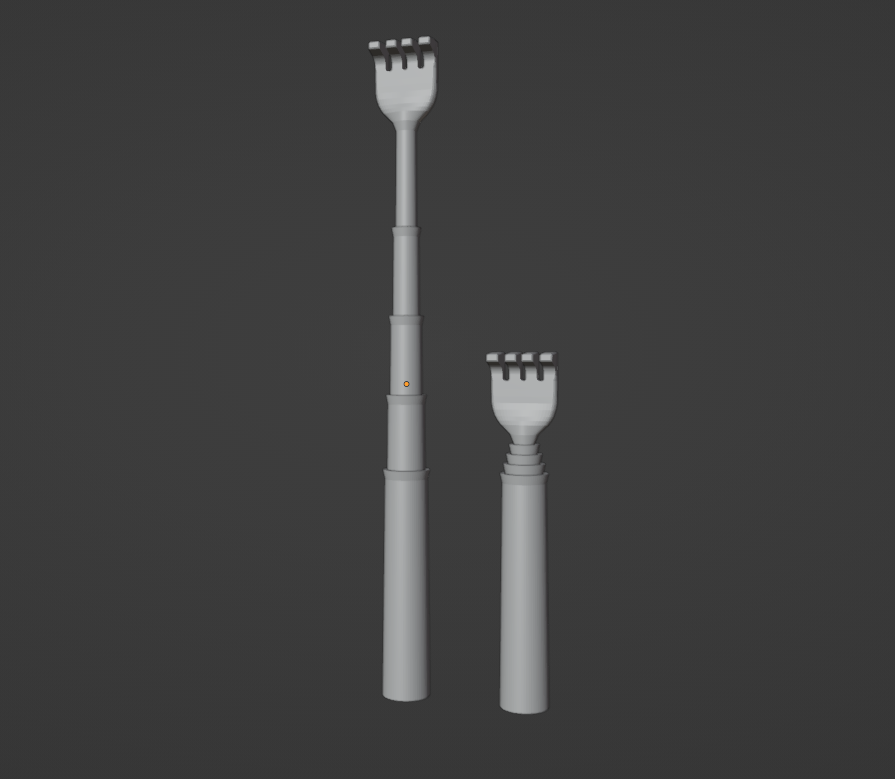 Miniatura 2 do modelo 3D Collapsible  backscratcher