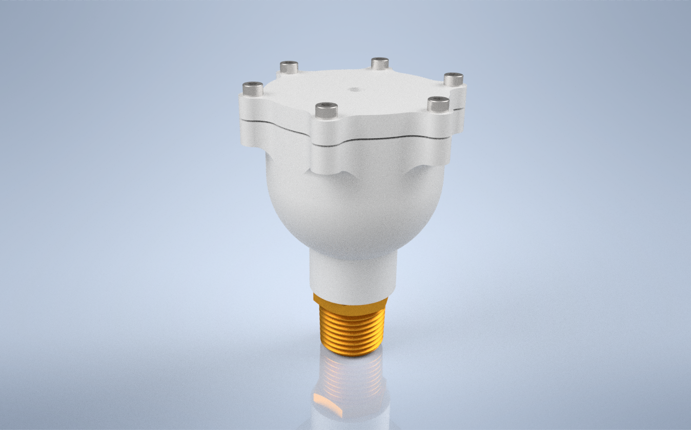 Automatic air vent - table tennis ball based