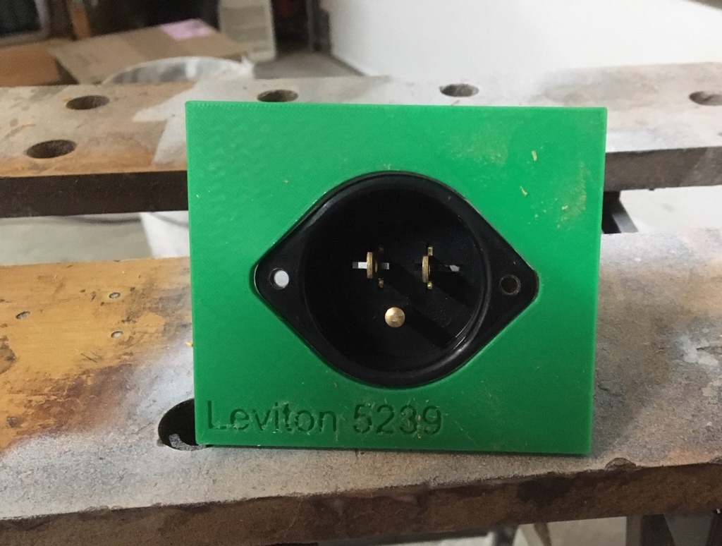 Leviton 5239 template woodworking