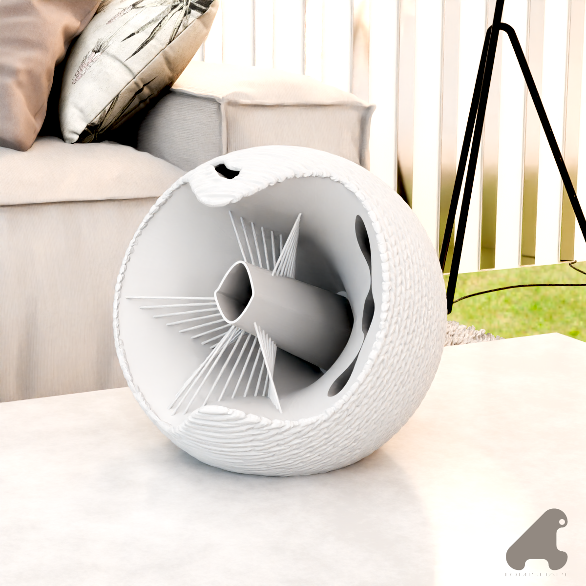 ABSTRACT SPHERE 2 – SPHERE AVEC BRINS