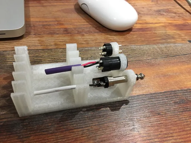 XLR 3rd hand soldering helper.