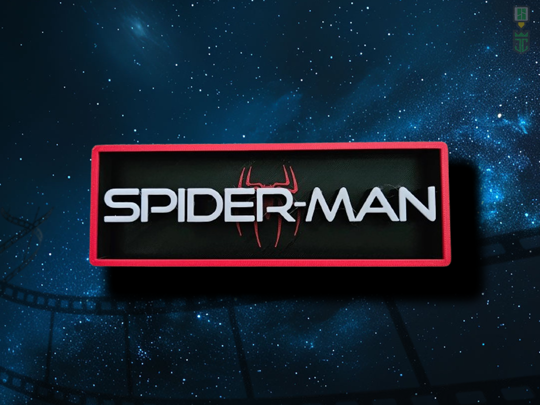 Spiderman Cinema Film Room Sign Box