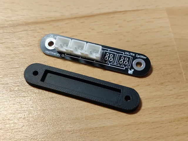Holder/Spacer for JST XH/PH 5-way splitter by Replimat.eu