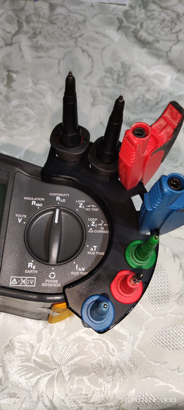 Fluke 1663 multimeter probe holder — miniatura 2