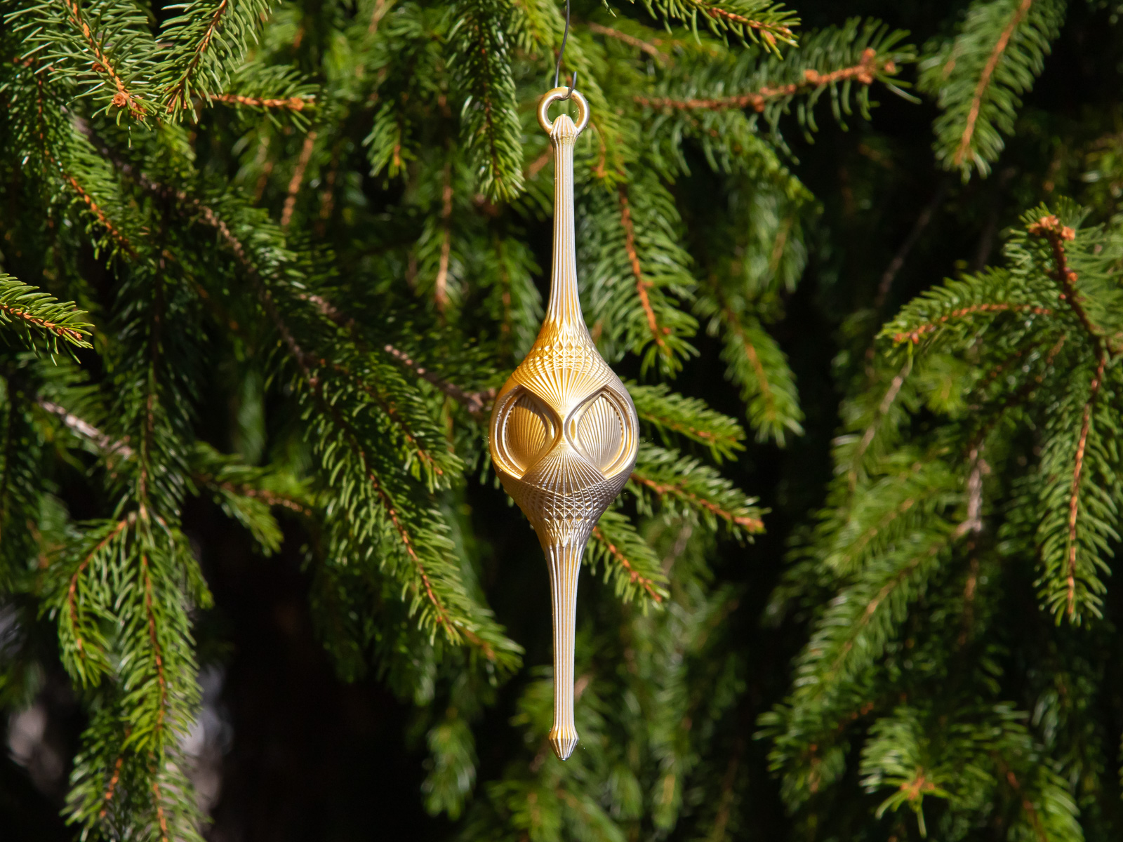 Flare Christmas Stretch Ornament 2024