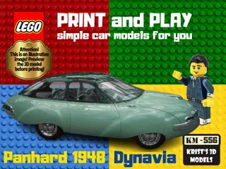 LEGO Panhard Dynavia 1948 Cabrio