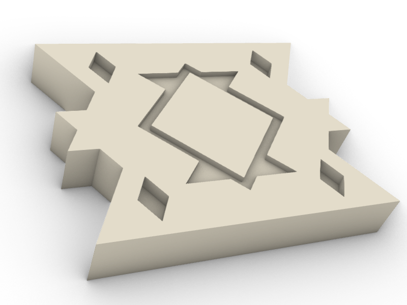 Miniatura 2 do modelo 3D Cookie Cutter ~ Playing with Triangles