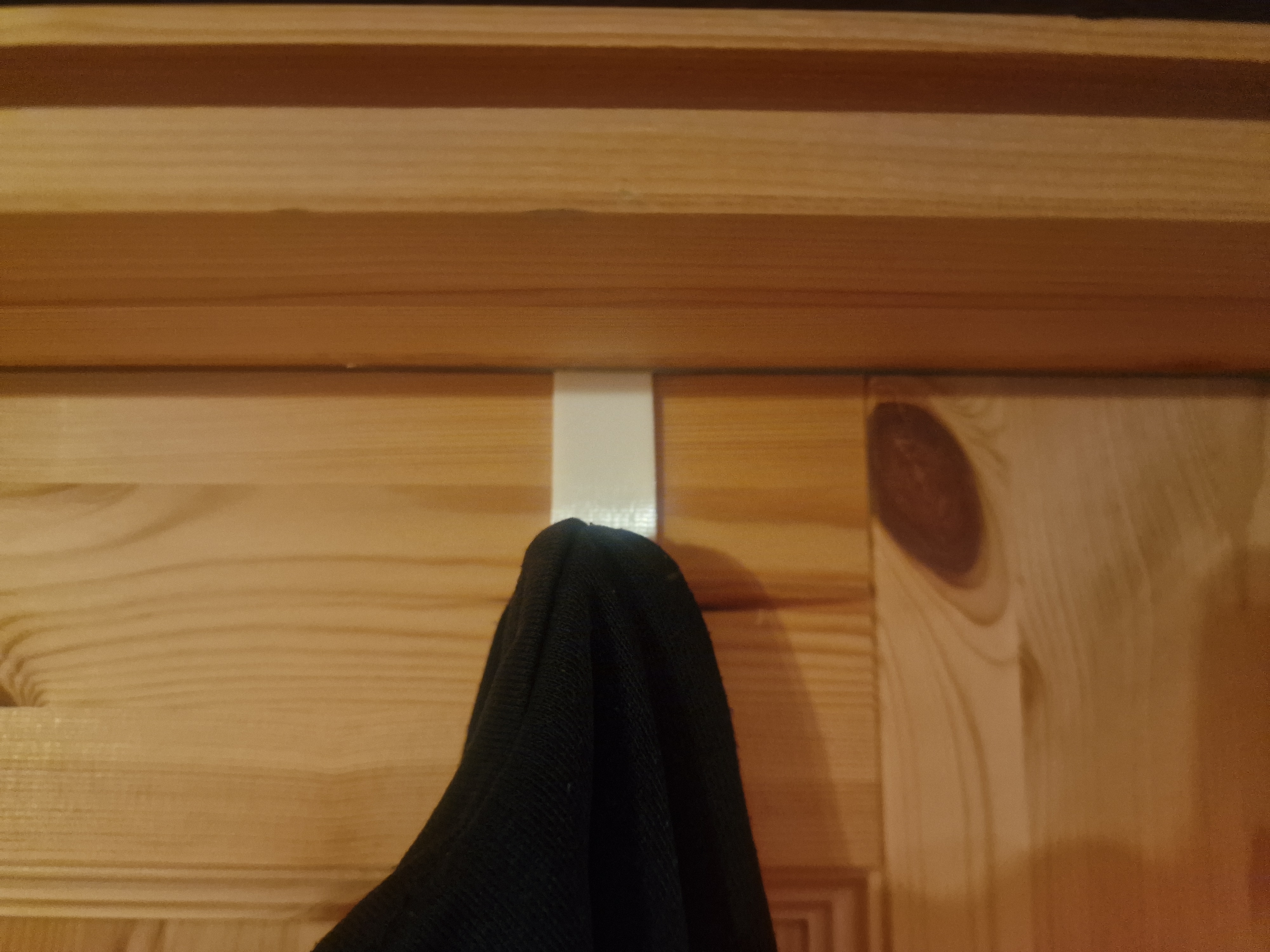 Miniatura 2 do modelo 3D customizable "reverse" door hook