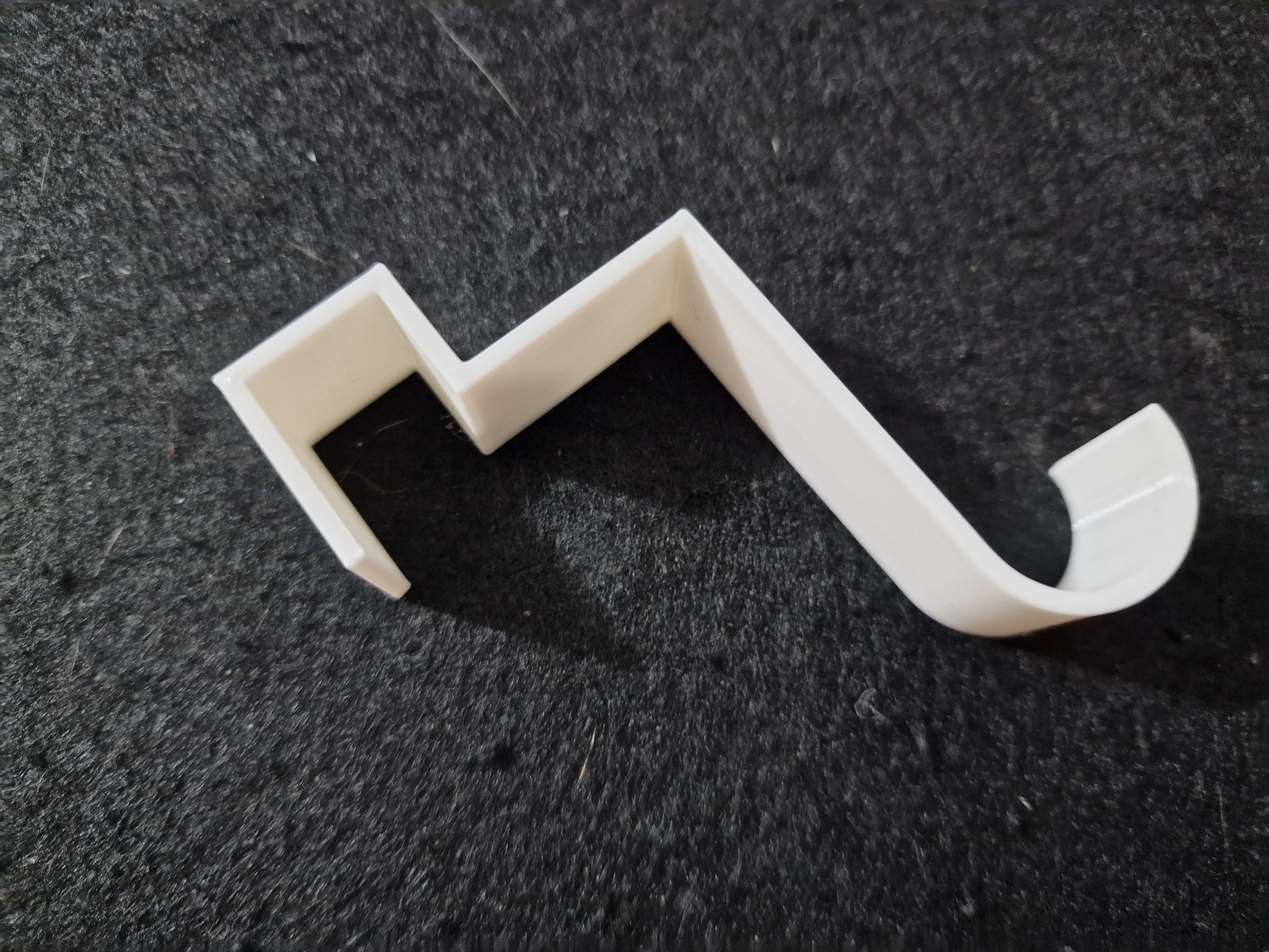 Miniatura 3 do modelo 3D customizable "reverse" door hook