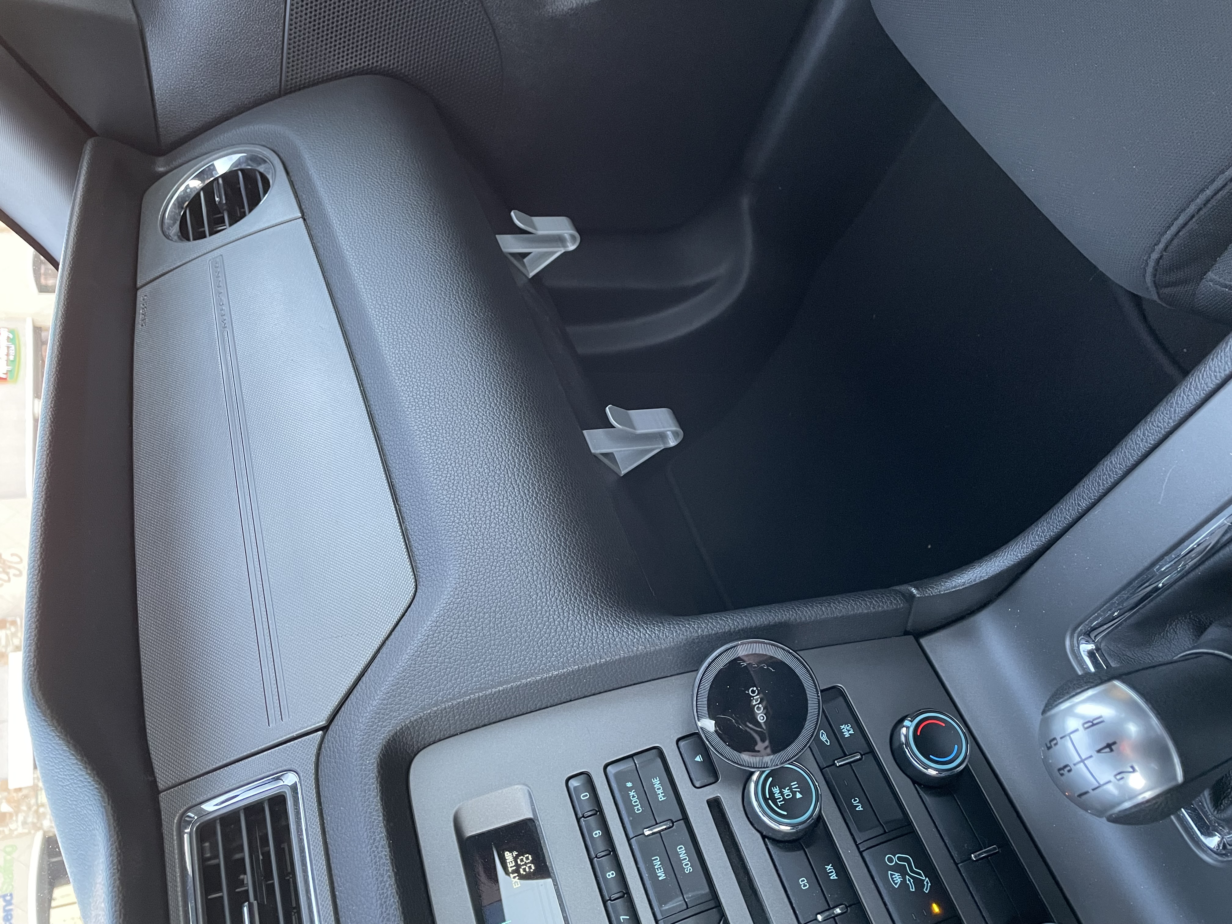 Mustang Grocery Bag Glovebox Hook